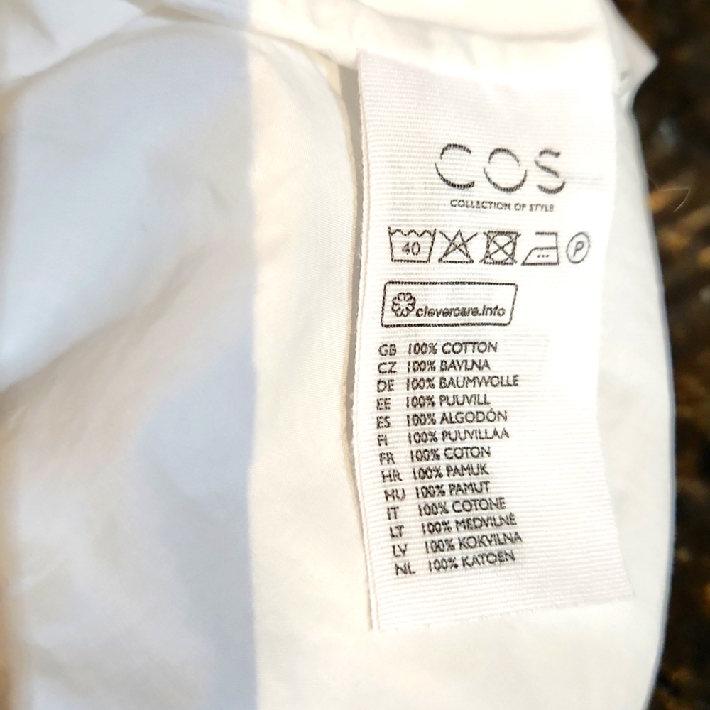 BOHO WHITE 100% COTTON DRESS WITH FRONT FLAP